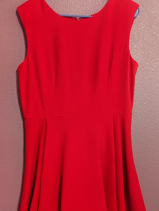 The Limited Dresses & Skirts - The Limited Red Sleeveless Fit-and-Flare Dress